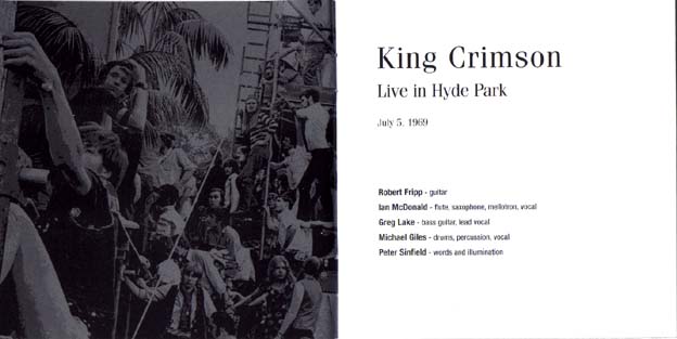 Live in Hyde Park July 5, 1969 Book 1