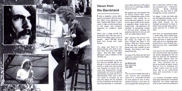 Live in Hyde Park July 5, 1969 Book 3