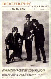 Giles Giles & Fripp/The Brondesbury Tape(1968) Inner-1(BIOGRAPHY 1)