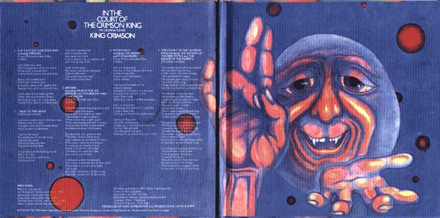 IN THE COURT OF THE CRIMSON KING JACKET INNER