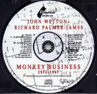 MONKEY BUSINESS CD