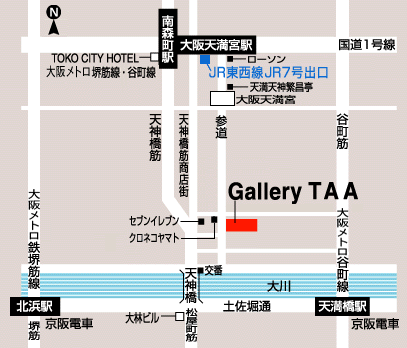 Gallery TAA　アクセスマップ