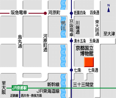 京都国立博物館　アクセスマップ