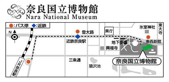 奈良国立博物館マップ