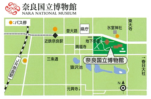 奈良国立博物館 アクセスマップ
