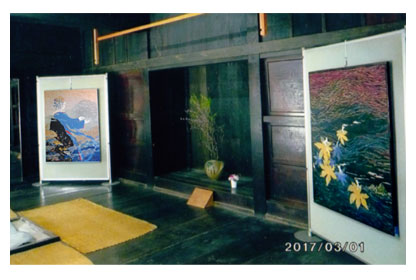 綿貫桂子作品展　展示写真　会場：日本民家集落博物館