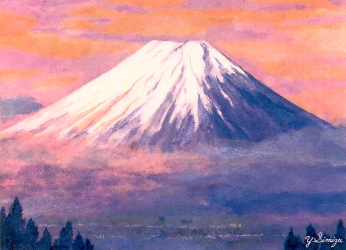 Mt. Fuji at Dusk