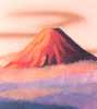 Mt. Fuji in Red