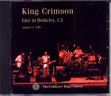 Live in Berkeley, CA August 13 1982 Jacket-Front
