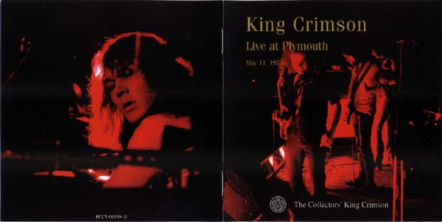 Live at Plymouth May 11 1971 Jacket-Inner