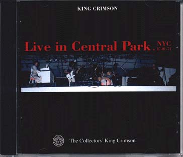 Live in Central Park, NYC, 1974 Jacket Front
