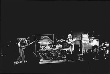 PFM(1974) live during a concert on the USA tour