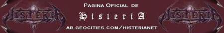 HISTERIA OFFICIAL SITE