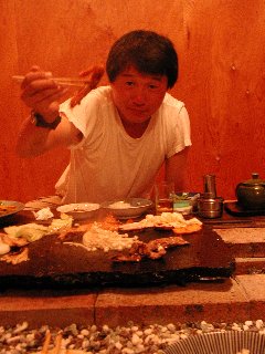 宿泊先のカスケードインでの夕食