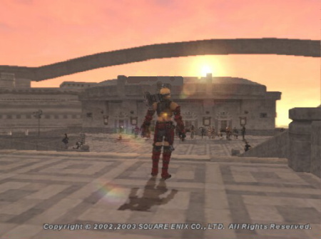 夕日のル・ルデ。