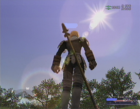 太陽がまぶしい