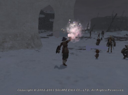 クフィムにて。白魔道士育成の時のひとこま。