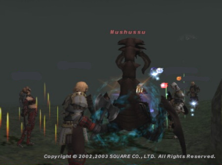 スキル上げPTに参加。片手斧育成中のひとこま・・・